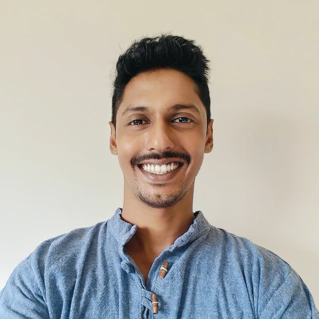 Arnold Dcosta, yoga teacher and facilitator at Inward Action